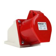 KEAZ Розетка для монтажа на поверхность 124-32А-6h-380AC-3P+PE-IP44